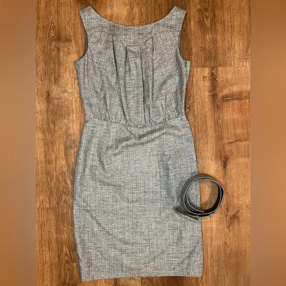 NWT ESCADA 20144‎ Kleid SLOVENIA🇸🇮MADE NEW WOOL/SILK Blend Belted Dress Sz 36